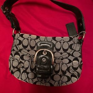 Black coach purse